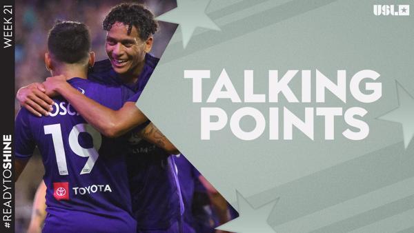 Seven top storylines from the 21st weekend of the USL Championship season | Talking Points featured image